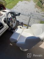img 1 attached to Sail In Comfort With The Seamander Captain Bucket Boat Seat – Flip Up For Easy Access (SC1-White/White) review by David Miller