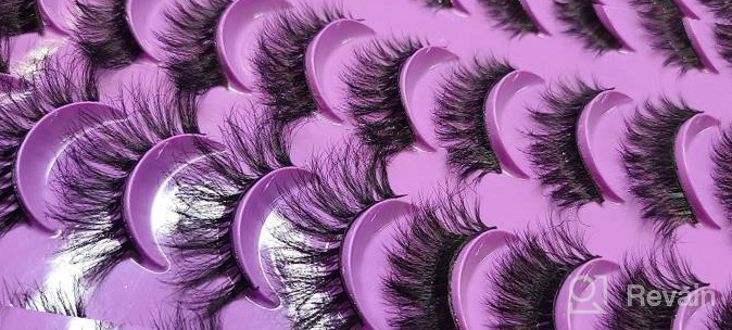 img 1 attached to 😍 Get Alluring Eyes with MAGEFY 20 Pairs: 4 Styles of Handmade, Fluffy False Eyelashes - Natural Look Faux Mink Lashes Pack review by Kelz Dixon