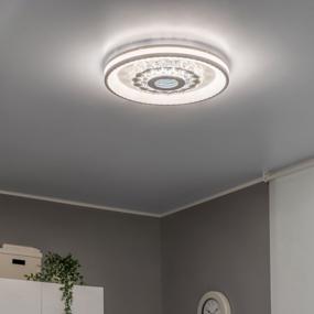 img 2 attached to Chandelier LED 120W CLL-52368 CRYSTAL 3D tunnel 3000K-6000K dimmable with remote control 52368 0 REV Ritter