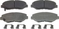 wagner thermoquiet mx914 semi-metallic brake pad set for enhanced performance on disc brakes логотип