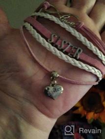 img 5 attached to 💖 Charming Sister Bracelet Set - Adorable Heart Pendant Bracelet for Sisters, Women, Girls