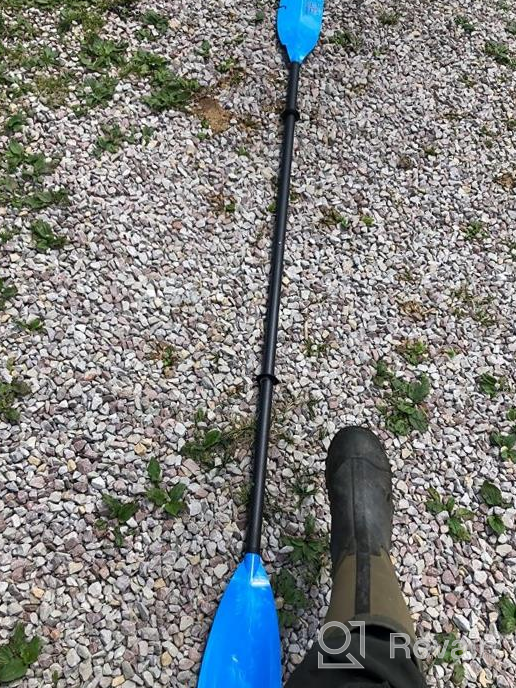 img 1 attached to 🚣 OCEANBROAD 98 Inch / 250CM Carbon Shaft Fishing Kayak Paddle: Ultimate Kayaking Oar with Paddle Leash review by Julian Rash