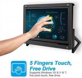 img 3 attached to Enhance Your Raspberry Pi with Kuman's 7" Capacitive Touchscreen Display