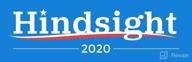 🔍 hindsight 2020 bumper sticker: reflecting on the past, driving forward логотип