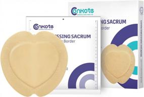 img 4 attached to Conkote Sacrum Silicone Bordered Foam Dressing 7"X7", Water-Resistant & Comfortable, Box Of 5 - SEO Optimized