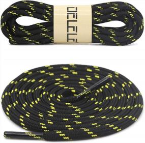 img 3 attached to Secure Your Hiking Boots With DELELE'S Thick Round Climbing Shoelaces - 2 Pairs