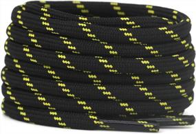 img 4 attached to Secure Your Hiking Boots With DELELE'S Thick Round Climbing Shoelaces - 2 Pairs