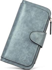 img 4 attached to Wallet Leather Designer Bifold Organizer Women's Handbags & Wallets at Wallets