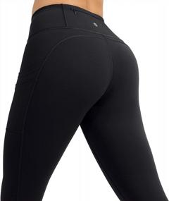 img 1 attached to Women'S Yoga Pants With Dual Pockets And High Waisted Fit For Workouts And Activewear By Ewedoos