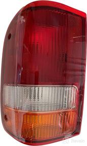 img 2 attached to 🚦 High-Quality Left (Driver Side) Tail Light Lamp for 1993-1997 Ford Ranger FO2800110 F37Z13405A