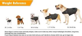 img 3 attached to 🐶 Apetian Anxiety Vest for Dogs: Calming Thunder Jacket, Compression Vest, Calming Wrap (A1-Dark Grey, Medium)