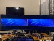 img 1 attached to ASUS XG49VQ Curved Gaming Monitor with FreeSync: 🖥️ 3840X1080P, 144Hz, Height Adjustment, Blue Light Filter and HDMI Support review by Anthony Fuller
