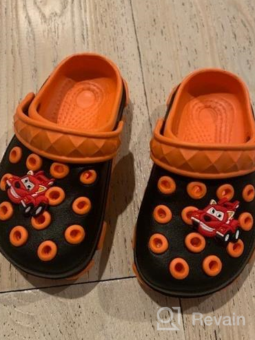 img 1 attached to Boys' Lightweight Shockproof Non Slip Rose Slippers/U720SSKDDX - Shoes, Clogs & Mules review by Amador Buckenmeyer