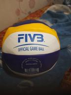 img 2 attached to Official FIVB Beach Champ Game Ball - MIKASA VLS300 in Blue/Yellow Color review by Celina Szulgo ᠌