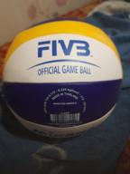 img 3 attached to Official FIVB Beach Champ Game Ball - MIKASA VLS300 in Blue/Yellow Color review by Celina Szulgo ᠌