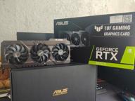 img 2 attached to ASUS TUF Gaming GeForce RTX 3070 Ti OC Edition Graphics Card (PCIe 4.0, 8GB GDDR6X, HDMI 2.1, DisplayPort 1.4a, Dual Ball Fan Bearings, Military-Grade Certification, GPU Tweak II) review by Jnis Muinieks ᠌