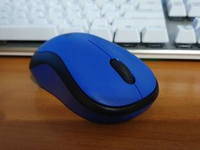 img 5 attached to Logitech M220 Silent Mouse: Wireless Blue, Noiseless Operation - 910-004879 (Blue)