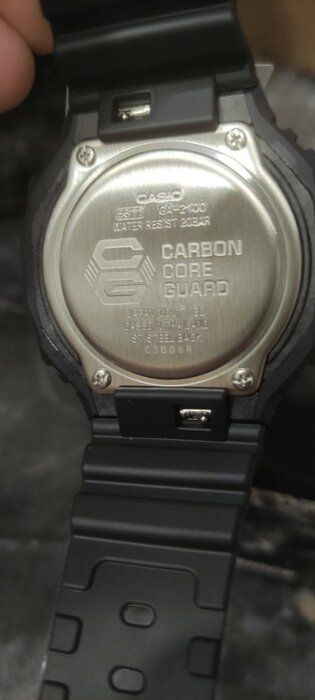 img 3 attached to 🕺 Casio G-Shock Carbon Core Guard GA-2100-1A1JF Men's - Japanese Import review by Micha Pirecki ᠌