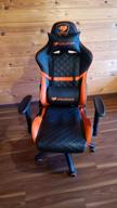 img 1 attached to Gaming chair COUGAR Armor ONE, upholstery: imitation leather, color: black-orange review by Adam Kowalski ᠌