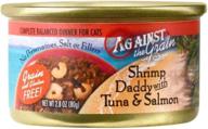 🐱 premium shrimp daddy with tuna & salmon canned cat food - 24 pack - 2.8 oz логотип