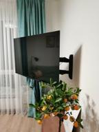 img 1 attached to Wall bracket ONKRON M4 for TV 32"-65", tilt-swivel, up to 35 kg, black review by Wiktor Borowski ᠌