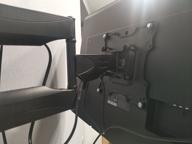 img 1 attached to Wall bracket ONKRON M4 for TV 32"-65", tilt-swivel, up to 35 kg, black review by Adam Nowak ᠌