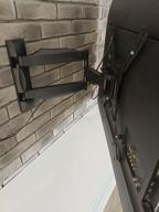 img 1 attached to Wall bracket ONKRON M4 for TV 32"-65", tilt-swivel, up to 35 kg, black review by Stanislaw Was ᠌