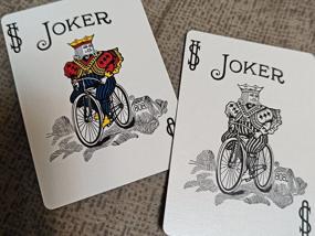 img 3 attached to Large Print Bicycle Playing Cards - 2 Pack