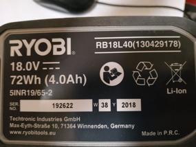 img 12 attached to Аккумулятор RYOBI RB18L40 Li-Ion 18 В 4 А·ч