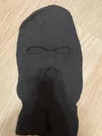 img 1 attached to White balaclava, balaclava, sports mask, one size review by Ingrid Lisa Gabris ᠌