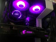 img 2 attached to Improved DeepCool Gammaxx L240 RGB V2 Liquid Cooling System with Anti-Leak Radiator and 240mm Heatsink Compatible with Intel 115X/2066 and AMD AM4; featuring 12V 4-Pin RGB Connectivity. review by Jnis Anmanis ᠌