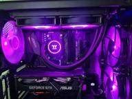 img 1 attached to Water Cooling System for Thermaltake TH240 ARGB CPU, Black/ARGB review by Mateusz Wysokiski ᠌