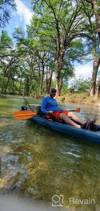 img 1 attached to 98 Inch Alloy Shaft Fishing Kayak Paddle With Leash For Kayaking Oar - 250CM review by Michael Shim