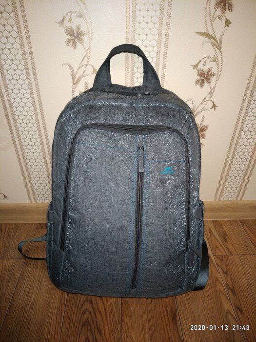 img 3 attached to 💻 Rivacase 7560: Slim, Light & Water-Resistant Grey Laptop Backpack for 15.6 Inch Devices review by Stanislaw Siwak ᠌