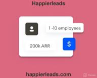 img 1 attached to Happierleads review by Chad Boho