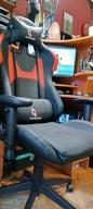 img 3 attached to Gaming chair GameLab PENTA, upholstery: imitation leather, color: blue review by Agata Gajda ᠌