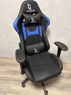 img 1 attached to Gaming chair GameLab PENTA, upholstery: imitation leather, color: blue review by Mateusz Smoliski ᠌