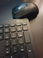 img 1 attached to Keyboard + mouse set Microsoft Wireless Desktop 900 Black USB review by Stanislaw Biedka ᠌