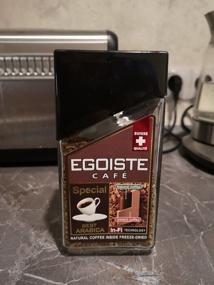 img 7 attached to Instant coffee Egoiste Special freeze-dried with ground coffee, glass jar, 100 g