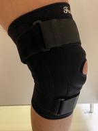 img 1 attached to Fosta Knee brace F 1291 with side plates, size 2XL, black review by Kiril Bakardjiev ᠌