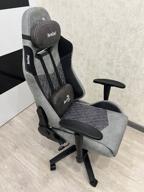 img 3 attached to Computer chair AeroCool Duke gaming, upholstery: faux leather/textile, color: punch red review by Kiril Stanoychev ᠌
