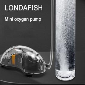 img 3 attached to LONDAFISH Mini Air Pump 0.8W with Air Stone & Tube - Efficient Aquarium Oxygen Pump