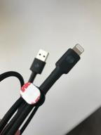 img 1 attached to Cable ZMI MFI USB - Lightning (AL803), blue review by Mateusz Smoliski ᠌