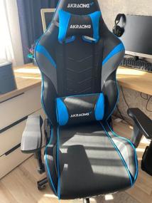 img 6 attached to 🖤 Black AKRacing AK-SX Gaming Chair for Enhanced Gaming Experience