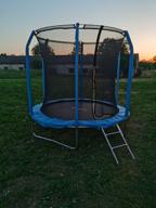 img 1 attached to Frame trampoline Bondy Sport 8FT 244x244x220 cm, blue review by Franciszka Adamska ᠌