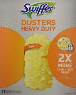 🧹 swiffer 99035 heavy duty dusters refill, dust lock fiber, 2" x 6", yellow, pack of 33 logo