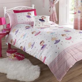 img 1 attached to Ballerina Duvet Cover Childrens Bedding