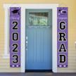get ready to celebrate 2023 graduation with stunning purple party decorations and banner for a memorable event logo