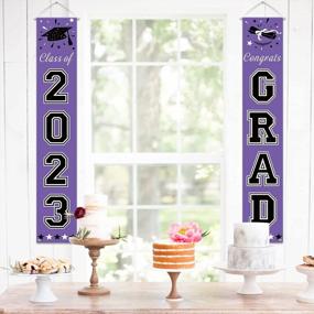 img 3 attached to Get Ready To Celebrate 2023 Graduation With Stunning Purple Party Decorations And Banner For A Memorable Event