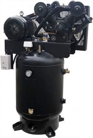 img 3 attached to HPDAVV 10HP Industrial Air Compressor With ASME 80 Gallon Vertical Tank, Belt Drive, Two-Stage Air Pump, 28CFM At 180PSI, 230/460V, 60HZ, 3PH